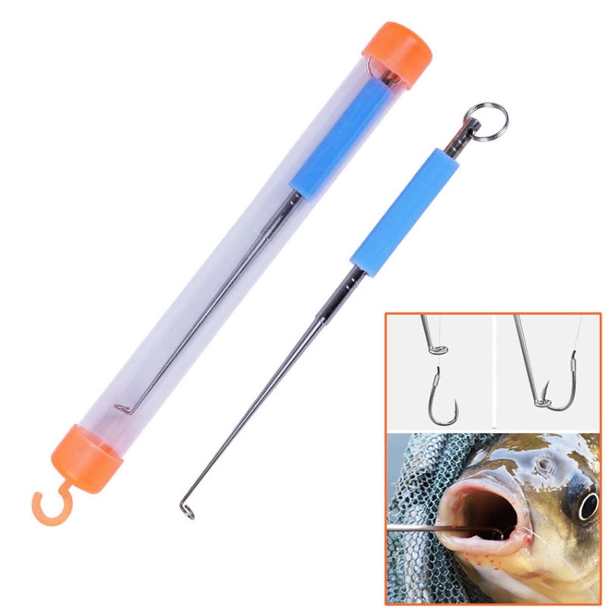 5 PCS Fishing Line Unhooker Deep Throat Hook Lifter Accessories For Fishing, Specification: Length 12.5cm