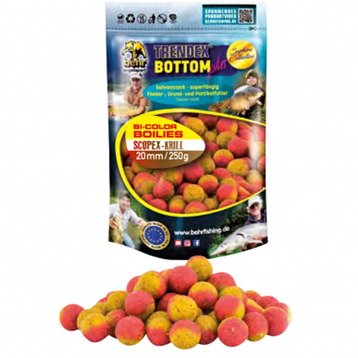 Bi-Color Boilies Bottom Plus (Scopex-Krill)
