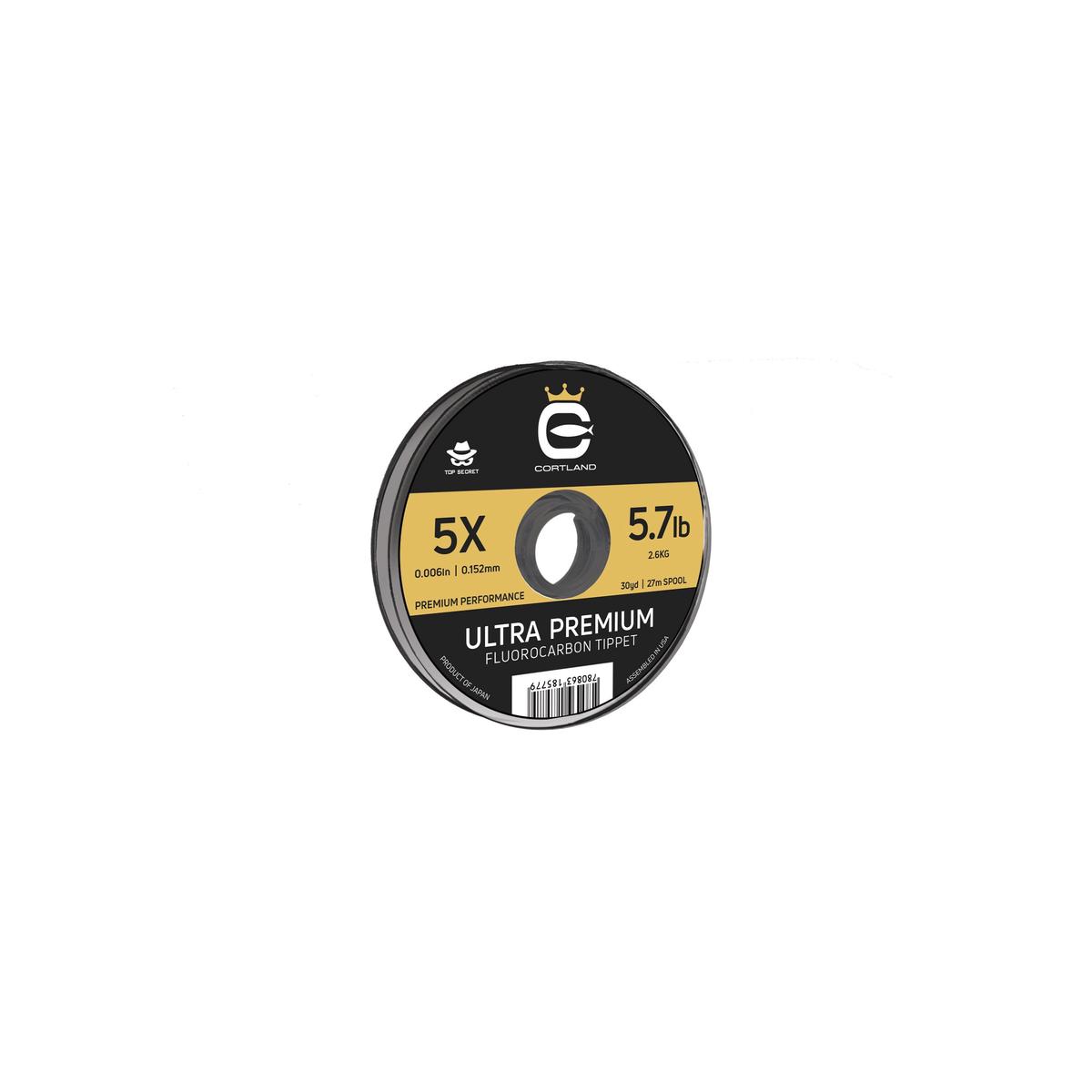 Cortland's Ultra Premium Fluorocarbon Tippet - TOP SECRET