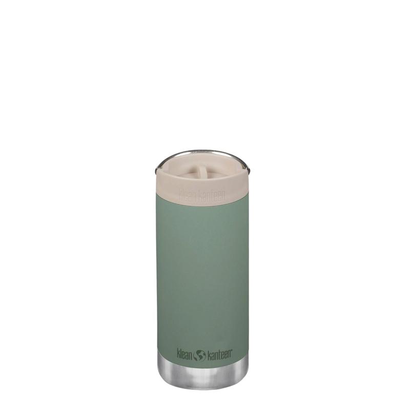Klean Kanteen Insulated TKWide 12oz Water Bottle (with Cafe Cap) (Sea Spray)