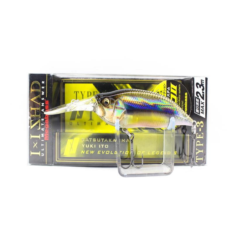 Megabass I X I Shad Type-3 2.3m 57mm 1/4oz Floating Lure ITO (1071)
