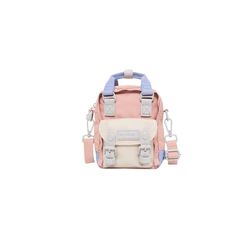 Doughnut Macaroon Tiny Monet Series Crossbody - Pink X Stone