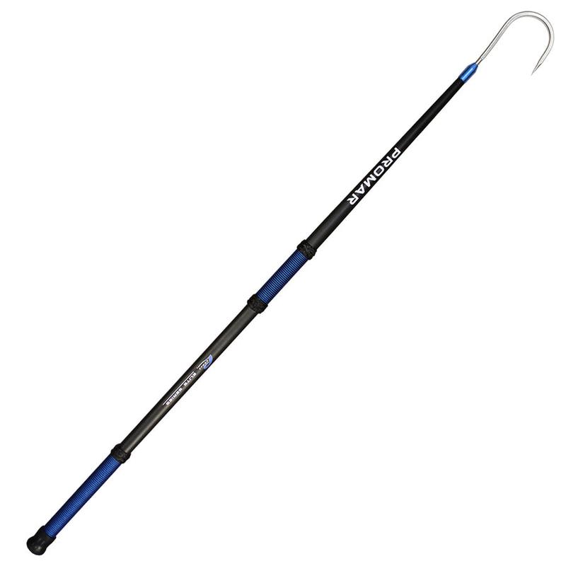 Promar Elite Series Carbon Fiber Gaff- 8FT 2" Hook