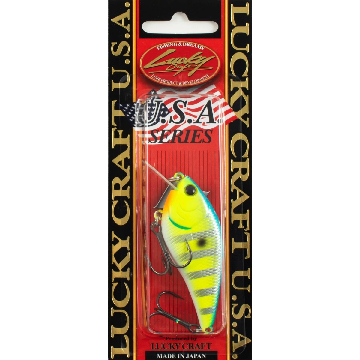 Lucky Craft U.S.A. KJ Flat 1.5 / Floating Chart Blue Shad