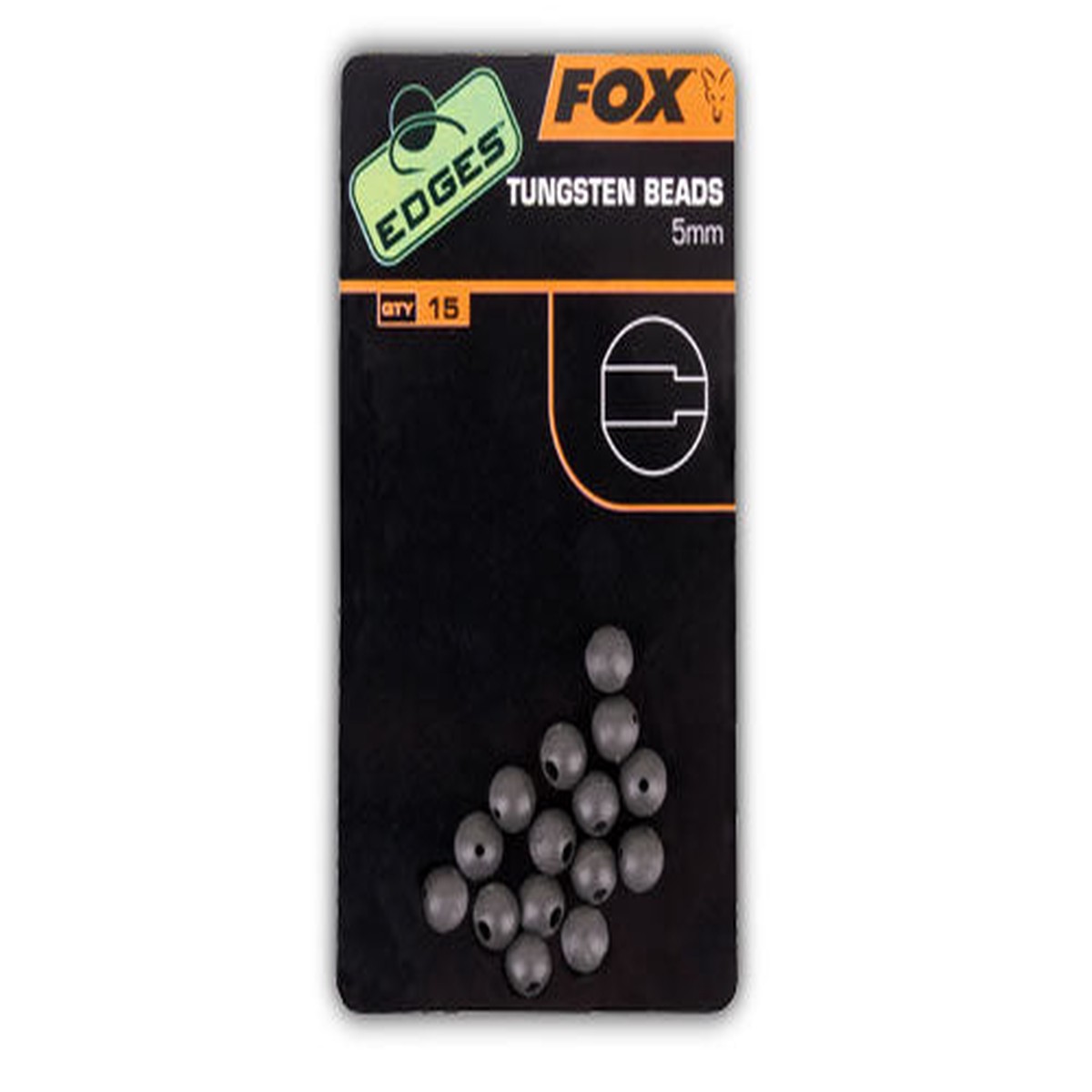 Fox Edges Tungsten Beads 5mm