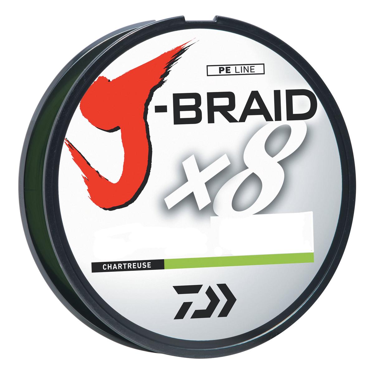 J-braid 8lb Chartreuse 300m