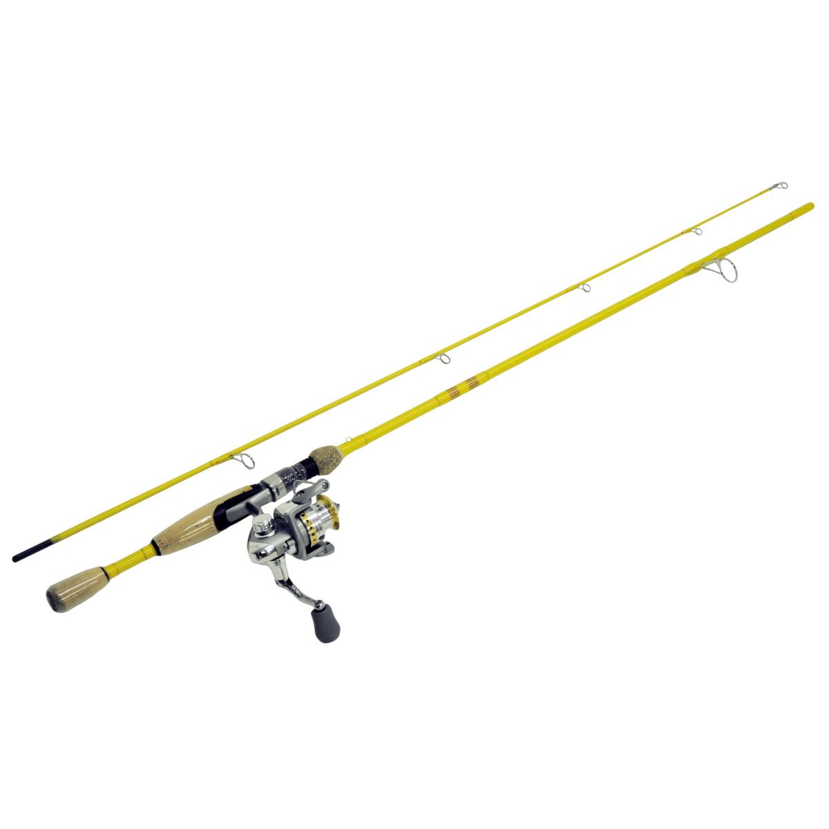 Eagleclaw Fthrlght 6bb Spincombo 5'6" Ylw