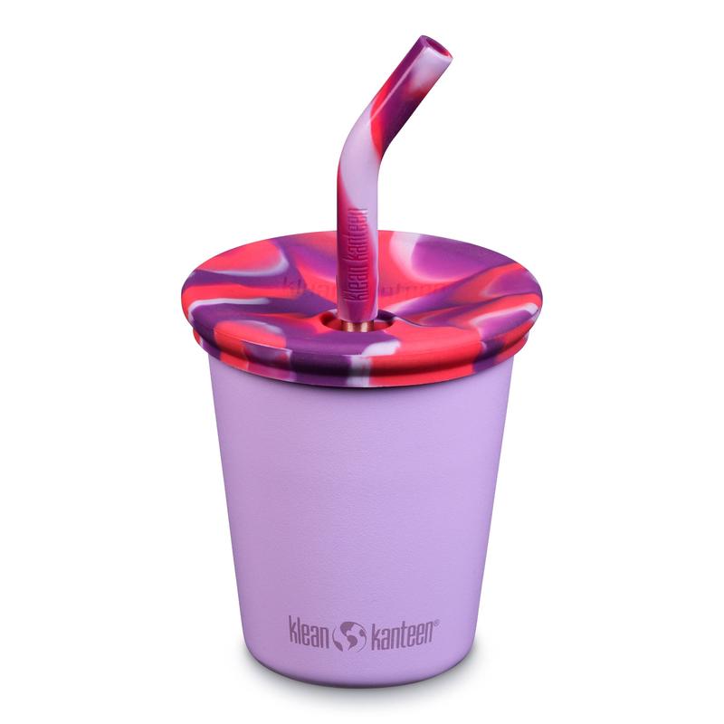 Klean Kanteen Kid Cup 10oz (with Kid Straw Lid) (Crocus Petal)