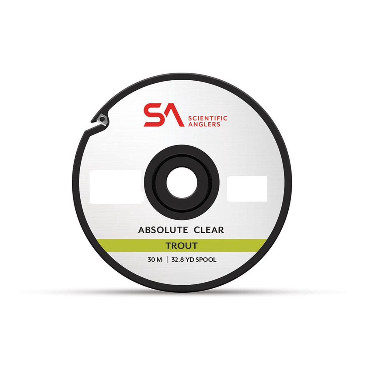 SCIENTIFIC ANGLERS ABSOLUTE TROUT TIPPET CLEAR 30M