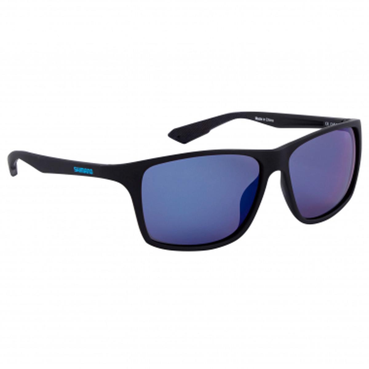 Technium Matte Polarised Sunglasses (Matte Black/Blue Mirror)