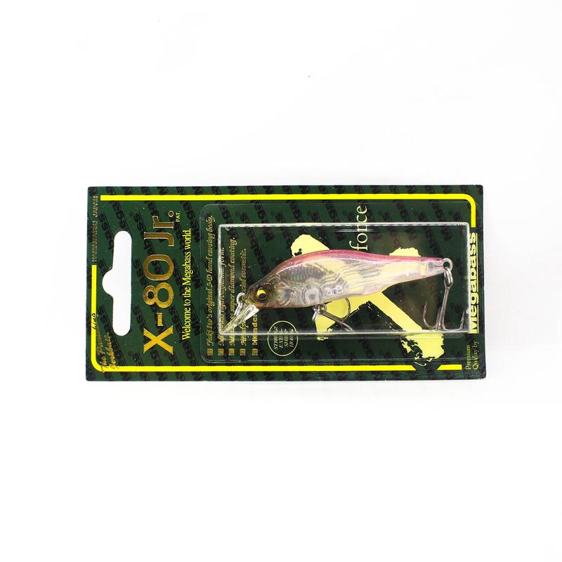 Megabass X-80 JR Suspend Minnow Lure GLX Cotton Wakasagi (3580)