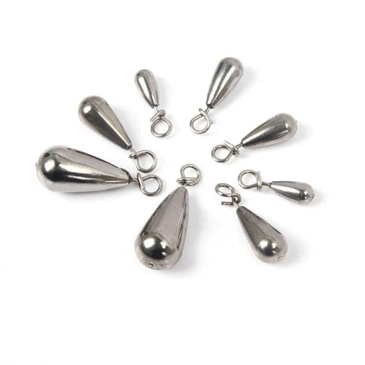 Tungsten Tear Drop Quick Changer Sinkers