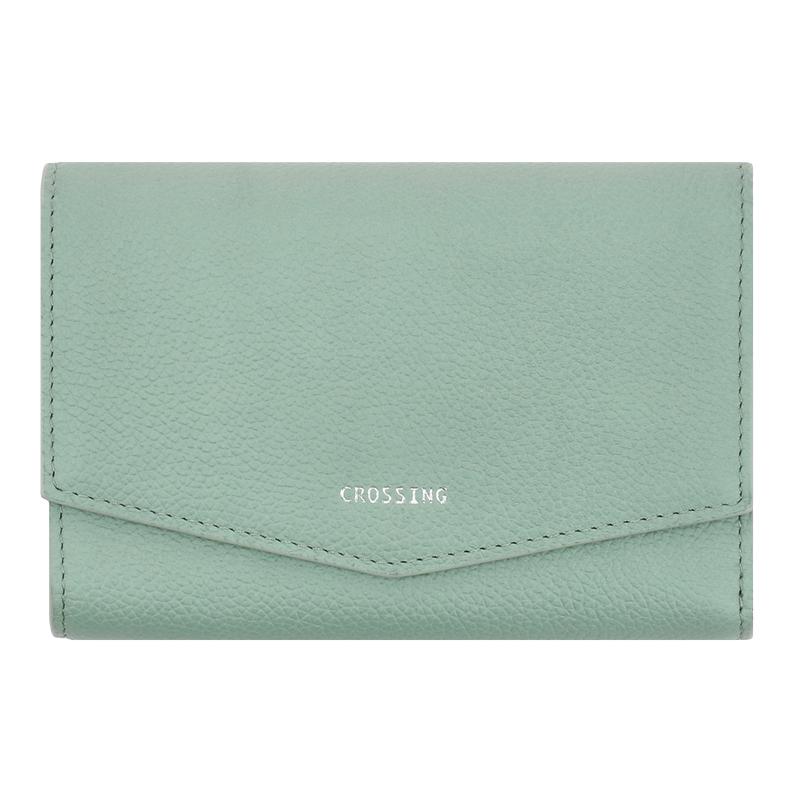 Crossing Milano Trifold Wallet Rfid - Sage