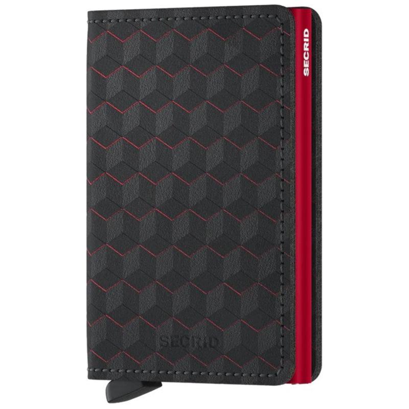 Secrid Slimwallet - Optical Black-Red
