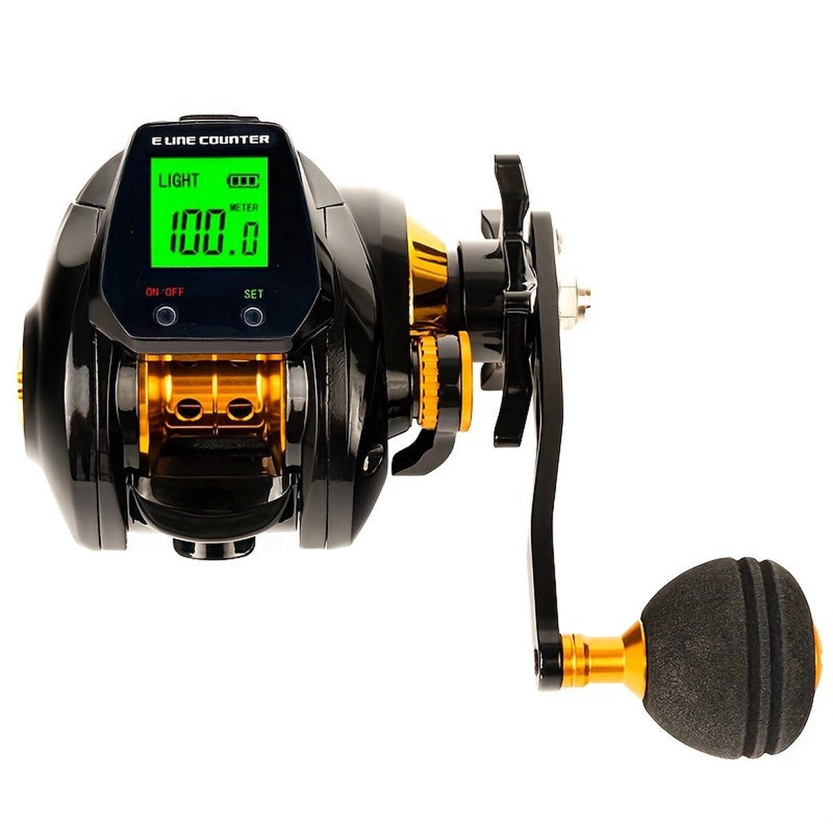 HD Display Fishing Reel 7.2:1 Gear Ratio Magnetic Brake System