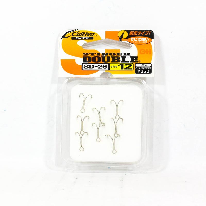 Owner SD-26 Double Hook Stinger Size 12 (6031)