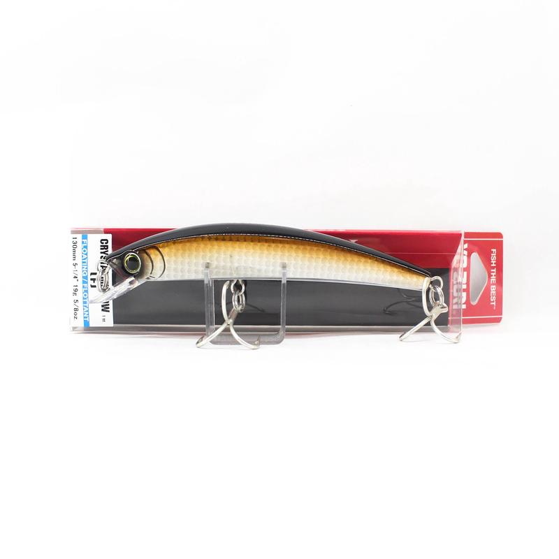 Yo Zuri Crystal Minnow 130 mm Floating Lure R1125-HRSN (0100)