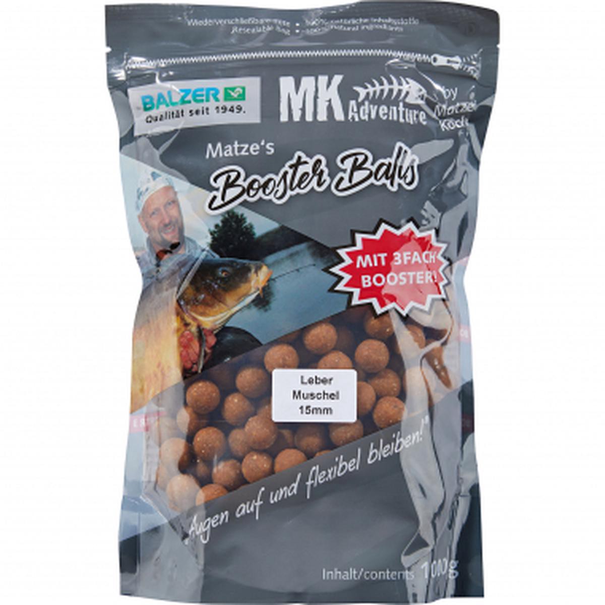 Boilies MK Adventure Booster Balls (LiverShell)