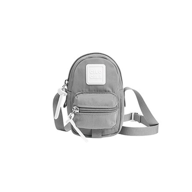 Cilocala Regular Packman Shoulder Bag (Gray)