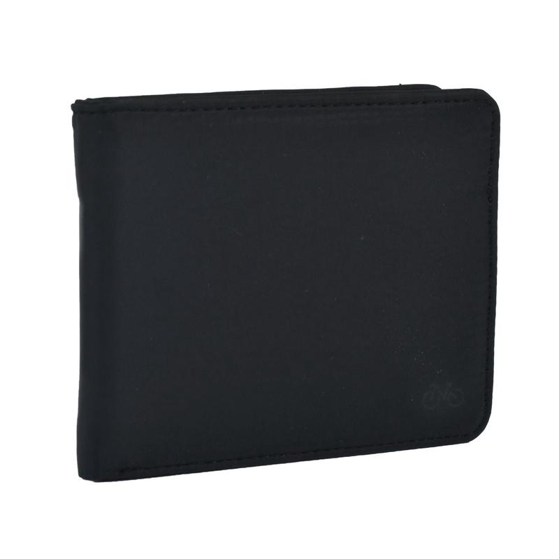Nifteen London Billfold Taffeta Wallet With Coin Purse - Black