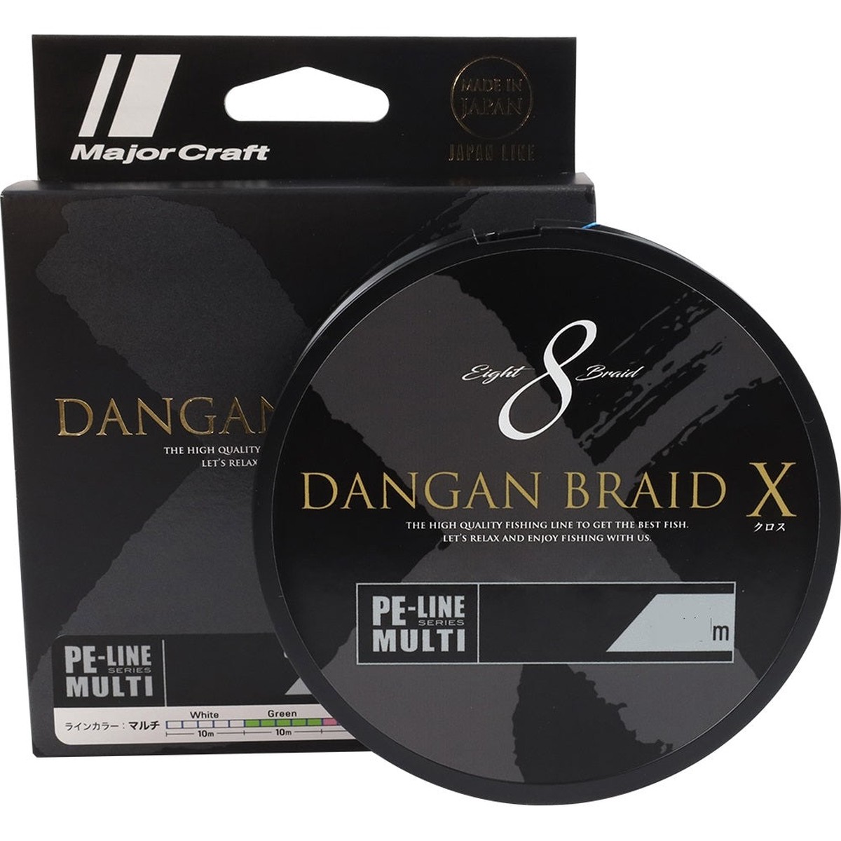 Major Craft Dangan Braid x8 200m Multicolor