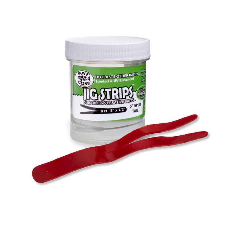 Split Tail Jig Strips - 5" (8 Count)