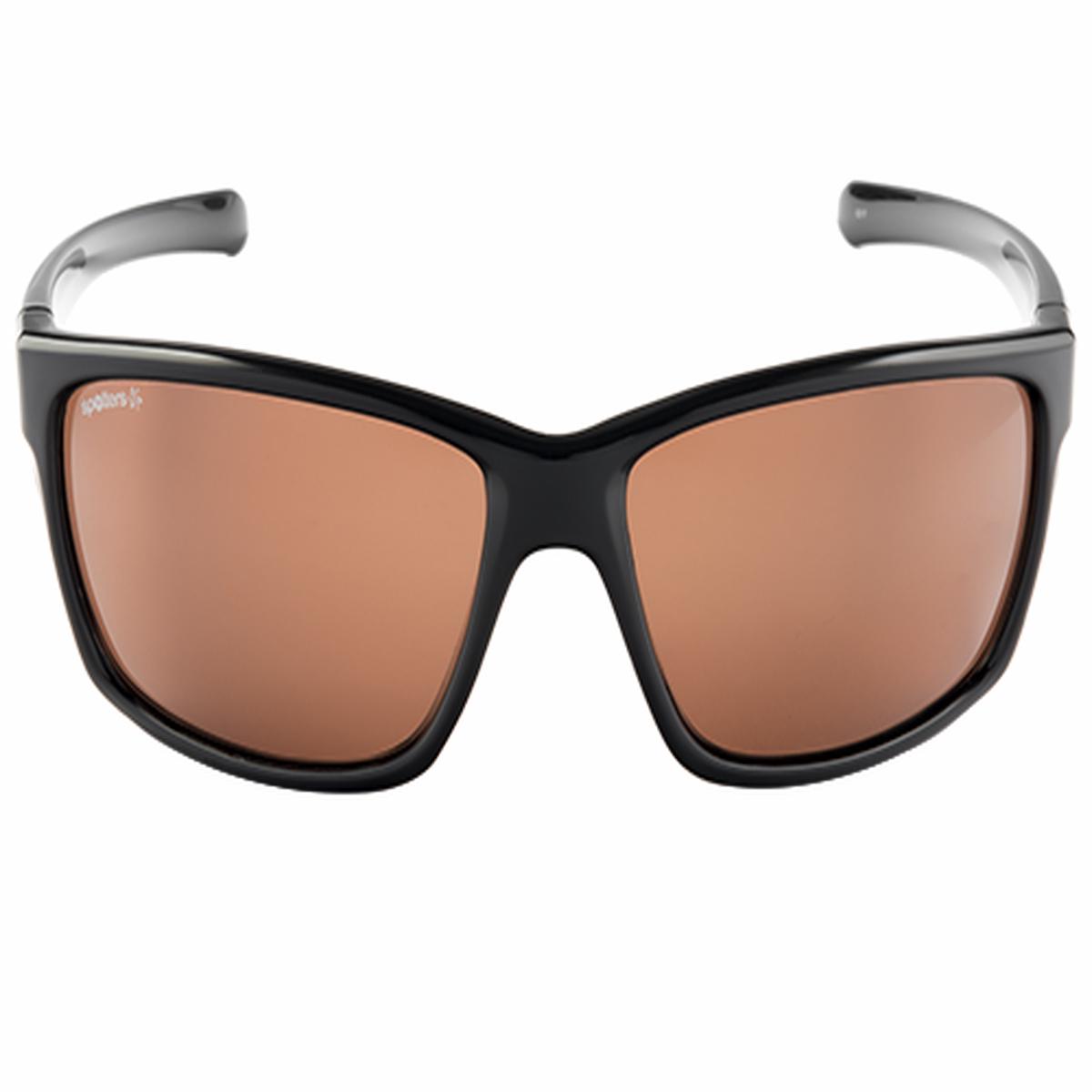 Spotters Grit Gloss Black Frame Polarised Sunglasses
