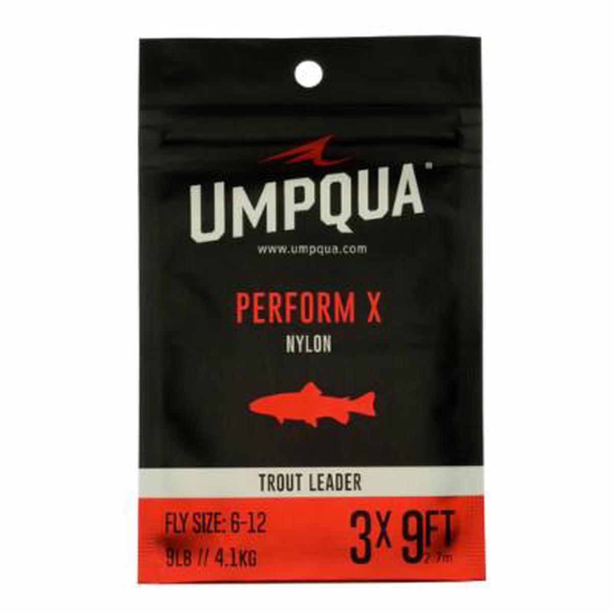 Umpqua Perform X Trout Leader - 7.5ft - 0x