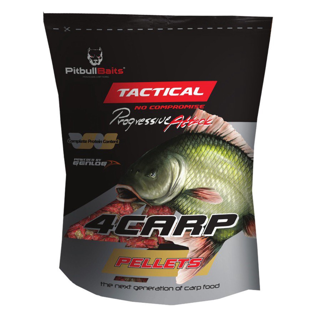 StarFish PitbullBaits Tactical Pellets Liver 16mm 1kg