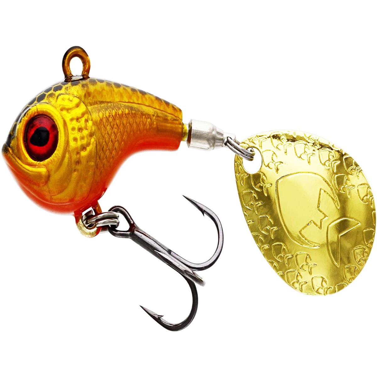 Westin DropBite Spin Tail Jig 2.6cm 8g Gold Rush