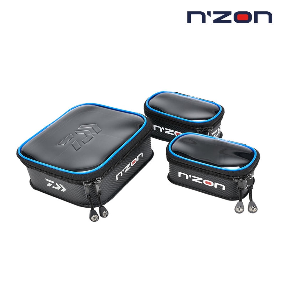 Daiwa N'ZON EVA 3pc Accessory Case Set 1