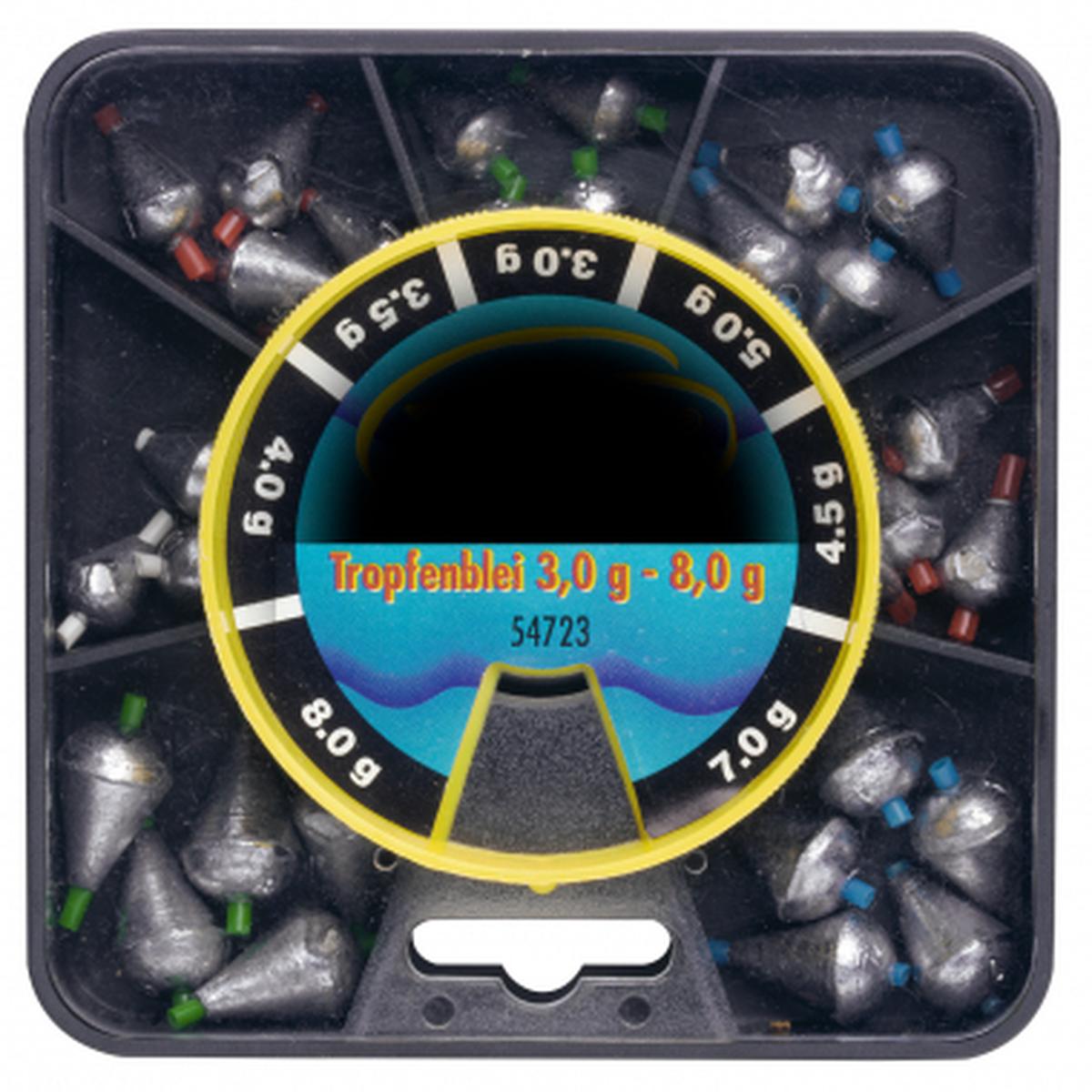 Drop lead assortment (3,0 - 8,0 g)