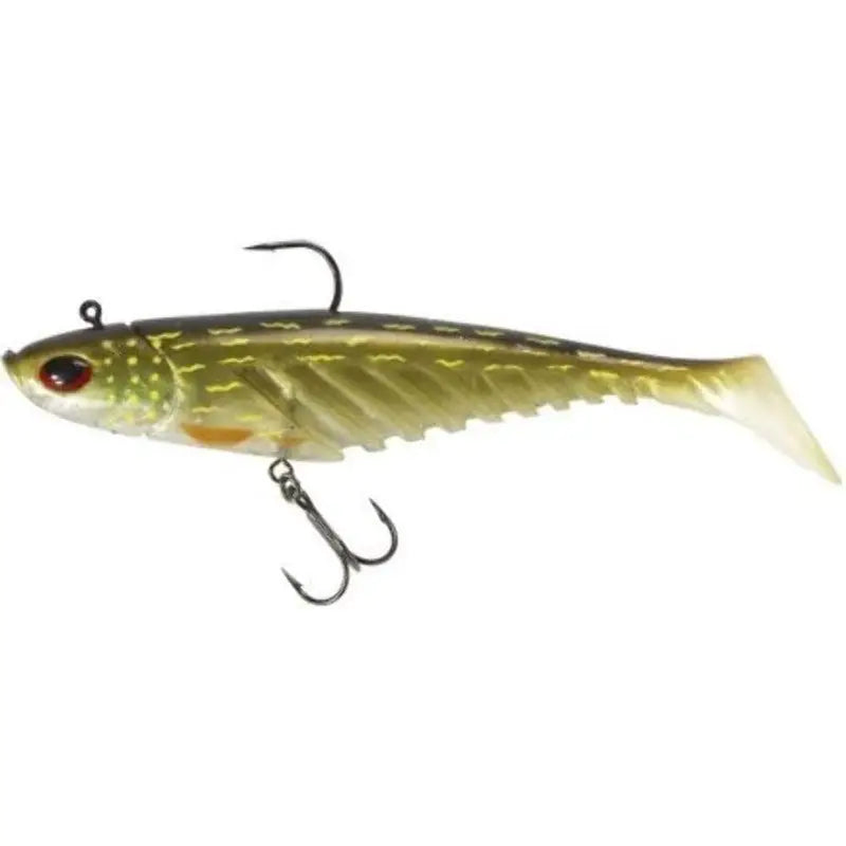 Power Bait Pre-Rigged Giant Ripple Vibrating Tail Fishing Lure - Perch 16cm