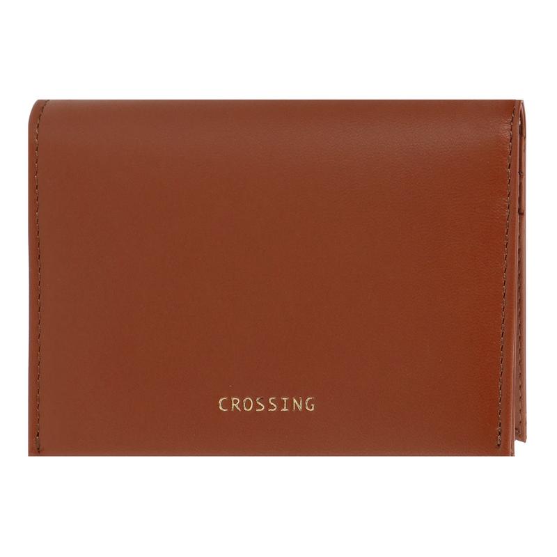 Crossing Sydney Bi-Fold Card Holder With Gusset Rfid - Gingerbread