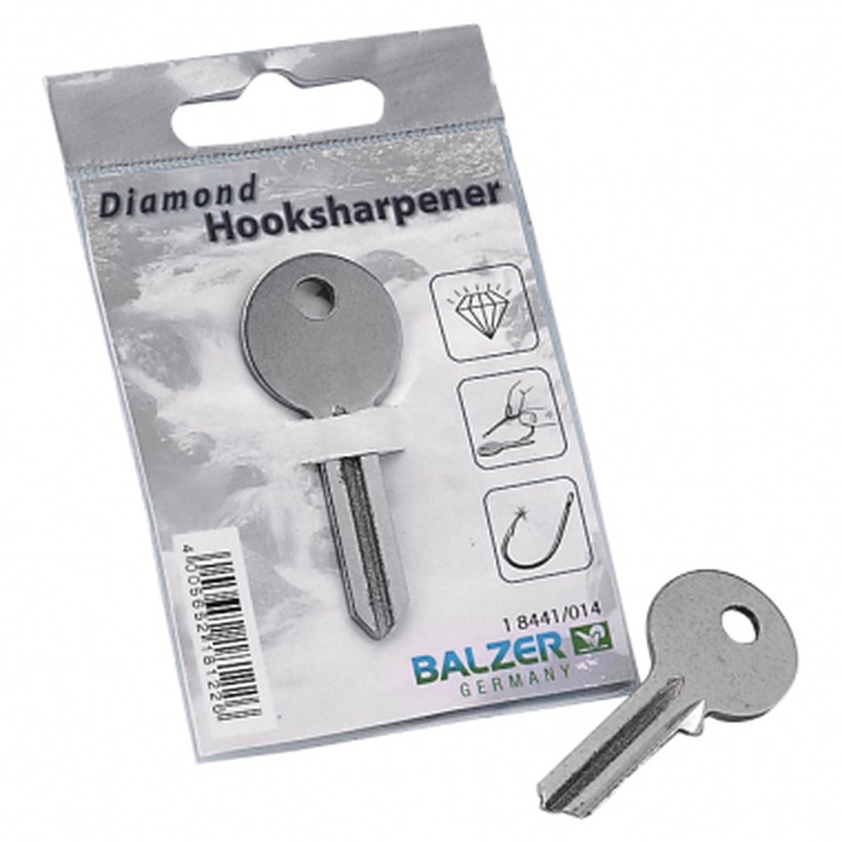 Diamond hook sharpener