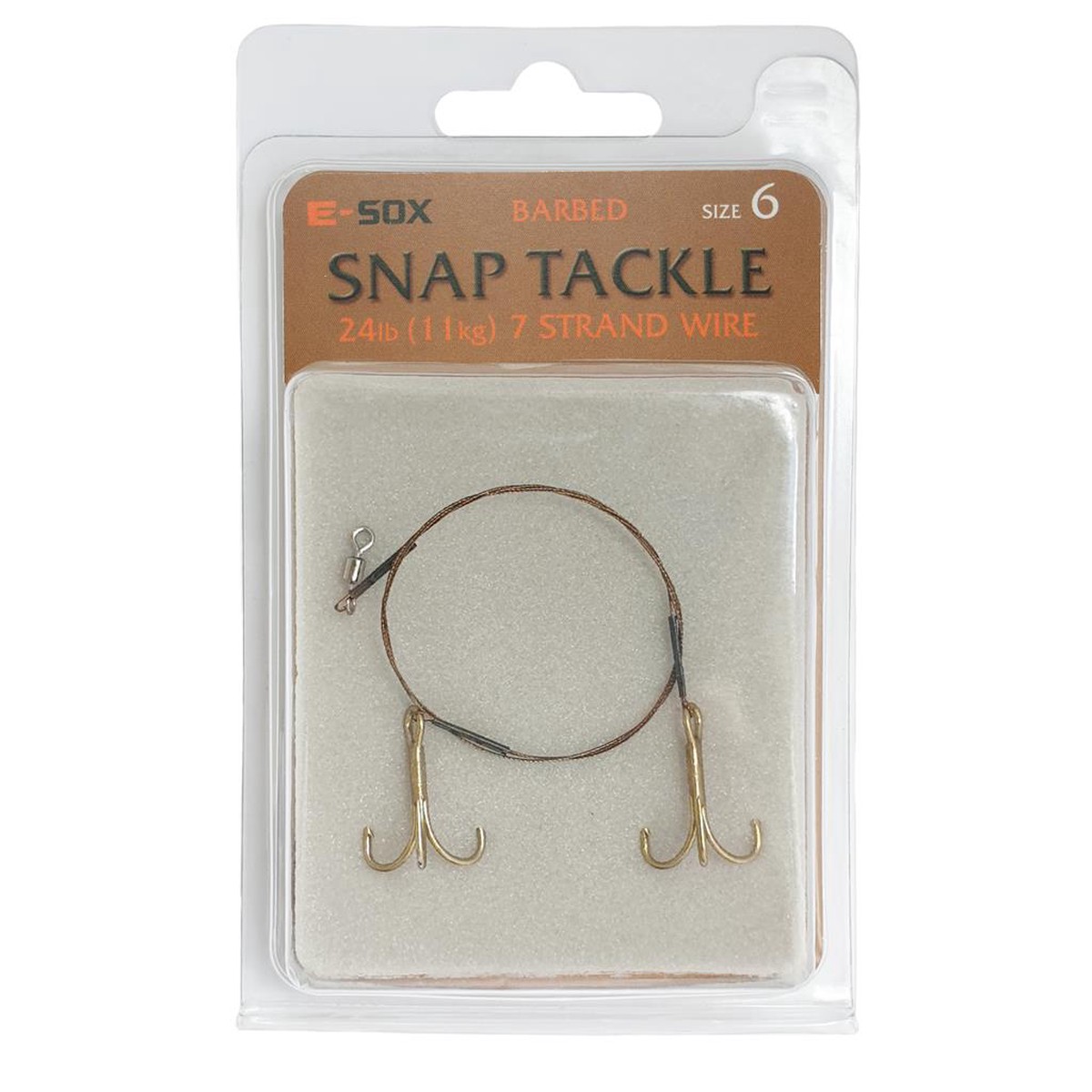 Drennan E-Sox Snap Tackle Pike Rig Barbed
