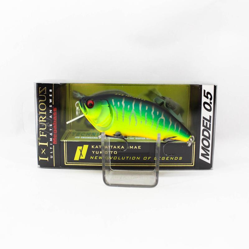 Megabass I X I Furious 0.5 64 mm 1/4 oz Floating Lure Mat Tiger (2284)