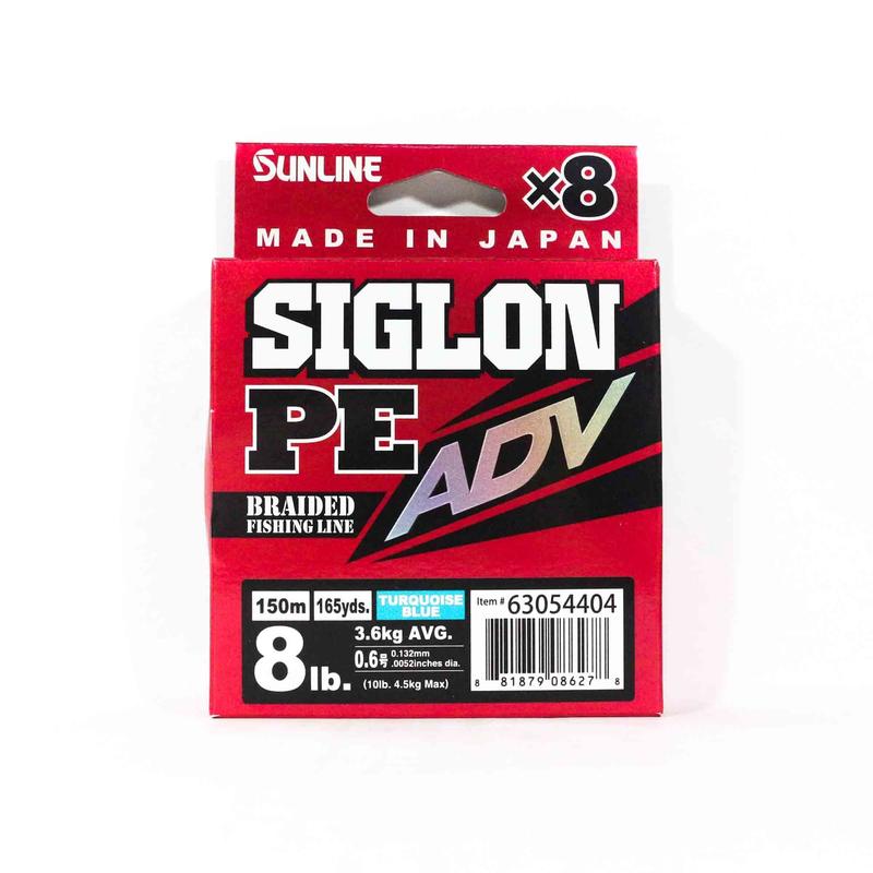 Sunline P.E Line X8 Siglon Advance 150M P.E 0.6 8LB Blue (6278)