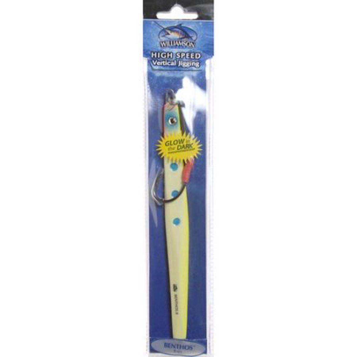 XXB Williamson Lures Benthos Speed Jig - Chartreuse - 7"