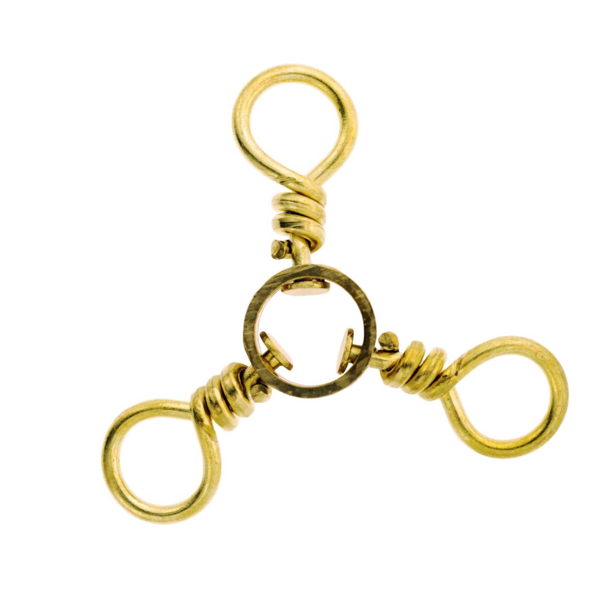 3-way Swivel-2-0 Brass 01151-029 2pcs