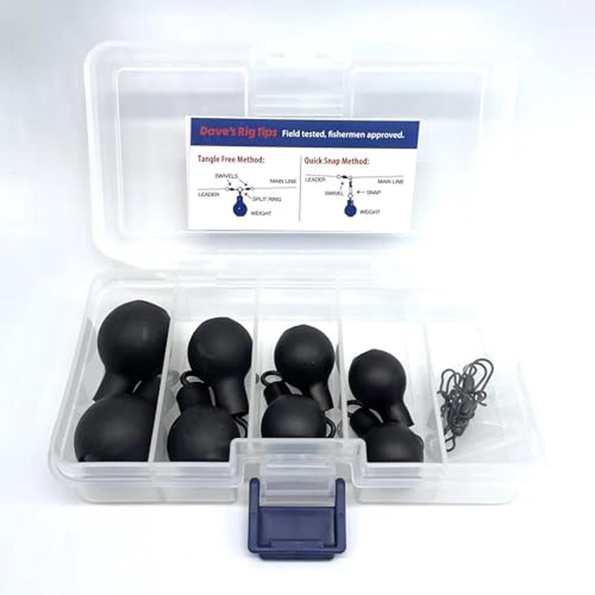 DaveS Salmon Pack | 12 Piece Steel Round Fishing Weights