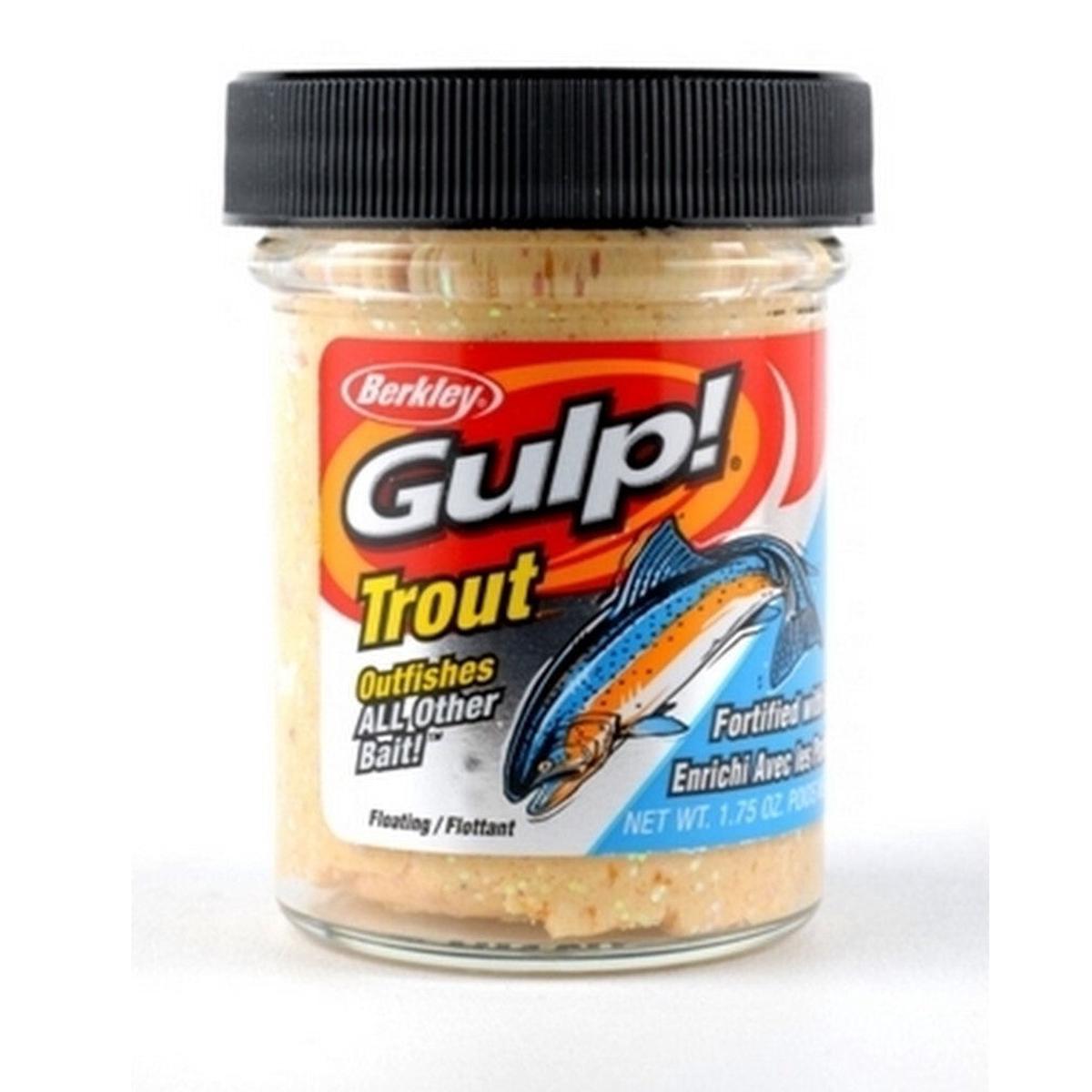 Berkley Tub of Berkley Gulp! Chunky Cheese Floating Trout Bait Dough