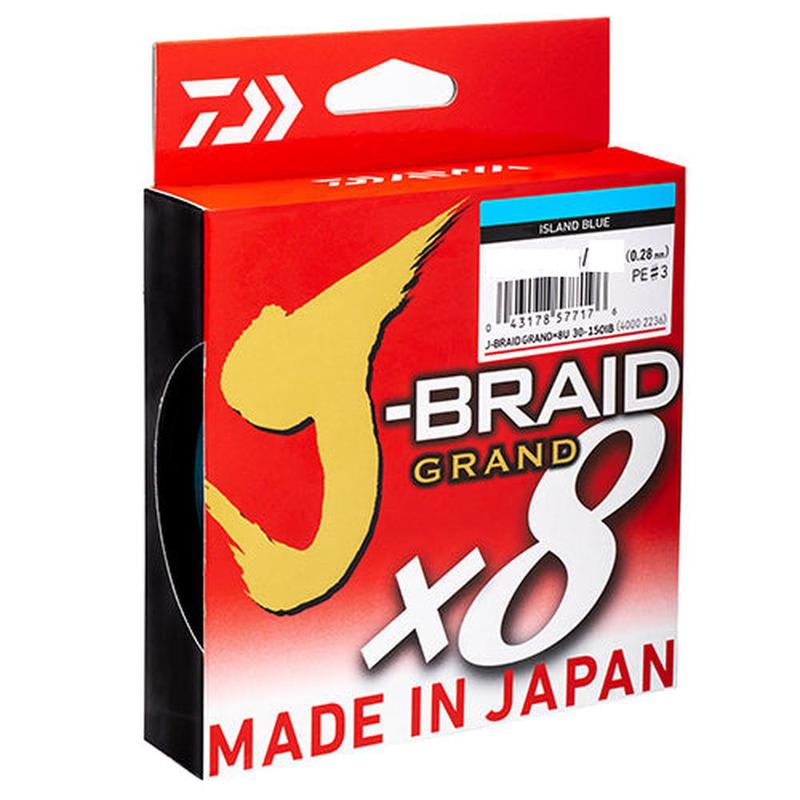 Daiwa J-Braid Grand X8 300Yds Line Blue