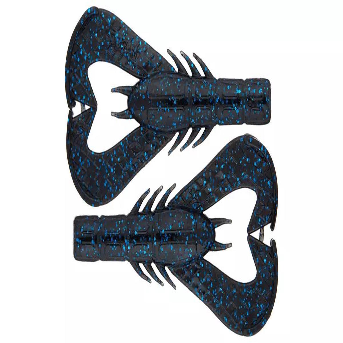 Googan Baits Krackin' Kraw Jr. Soft Bait Black/Blue