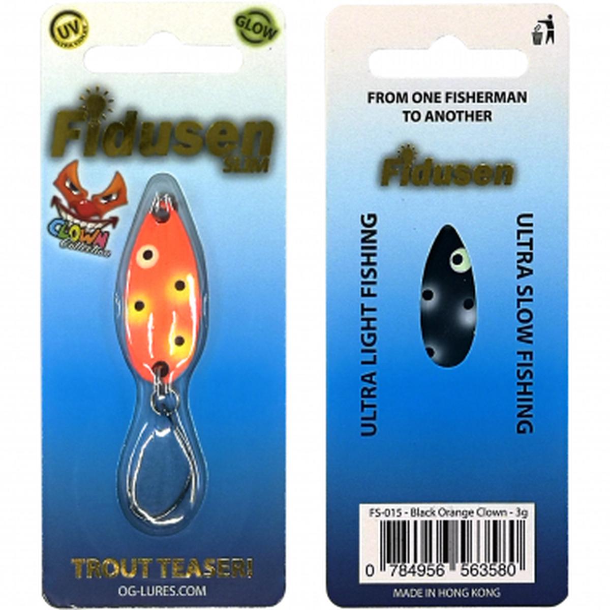 Micro Bait Fidusen Slim (Black Orange Clown)