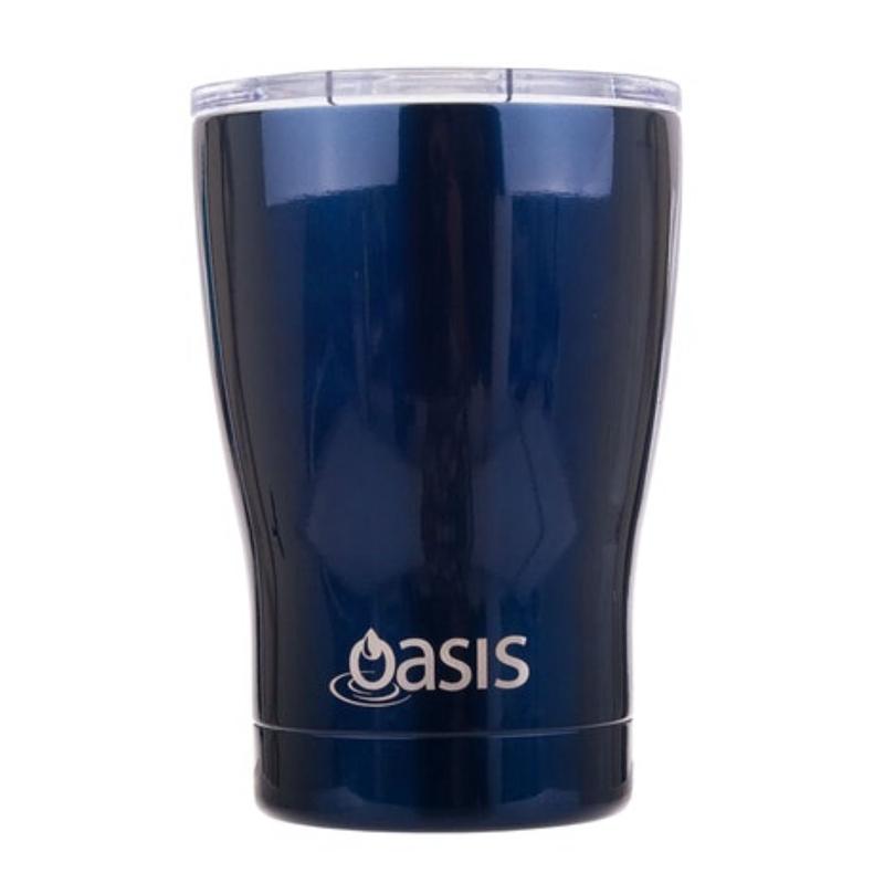 Oasis Stainless Steel Insulated Travel Cup 340ML - Navy