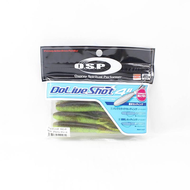 OSP Soft Lure Dolive Shot 4 Inches TW-107 (2471)