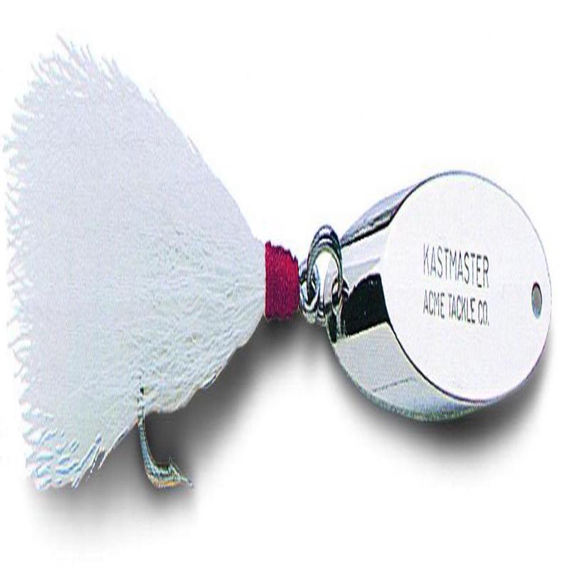 Acme Kastmaster Lure "J" Hook W/ White Bucktail