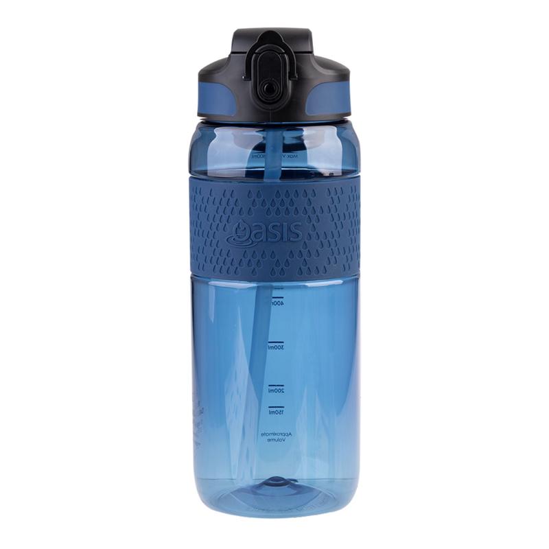 Oasis Tritan Sports Bottle With Sipper Straw 800ML - Blue Ocean