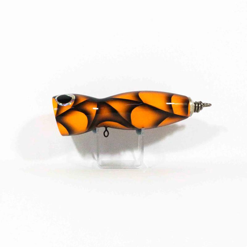 Sale Wood Popper Medium Floating 105 mm 25 grams Web Orange (1094)